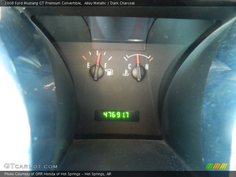Alloy Metallic / Dark Charcoal 2008 Ford Mustang GT Premium Convertible