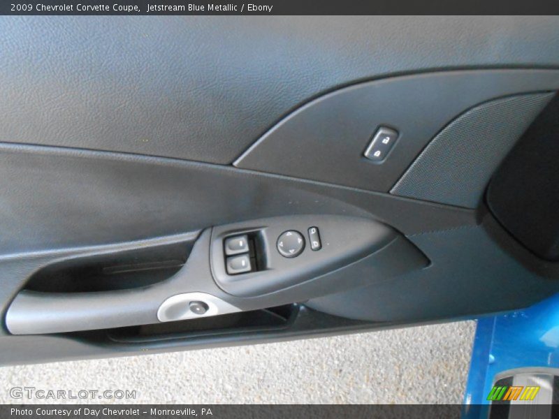 Jetstream Blue Metallic / Ebony 2009 Chevrolet Corvette Coupe