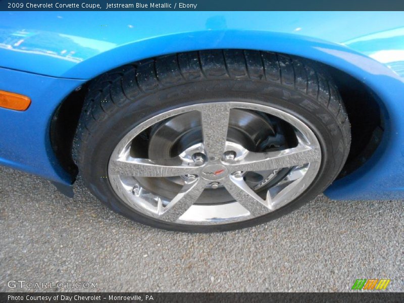 Jetstream Blue Metallic / Ebony 2009 Chevrolet Corvette Coupe