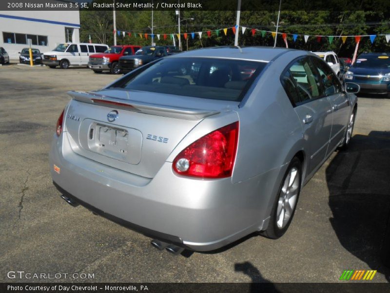 Radiant Silver Metallic / Charcoal Black 2008 Nissan Maxima 3.5 SE