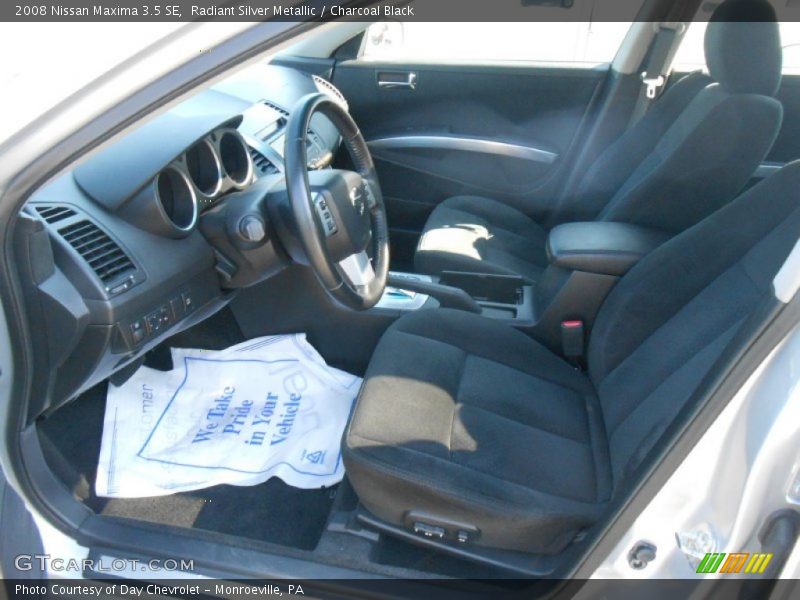 Radiant Silver Metallic / Charcoal Black 2008 Nissan Maxima 3.5 SE