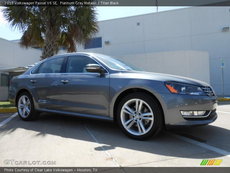 Platinum Gray Metallic / Titan Black 2012 Volkswagen Passat V6 SE