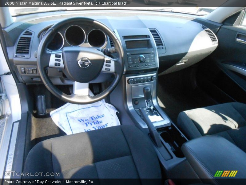 Radiant Silver Metallic / Charcoal Black 2008 Nissan Maxima 3.5 SE