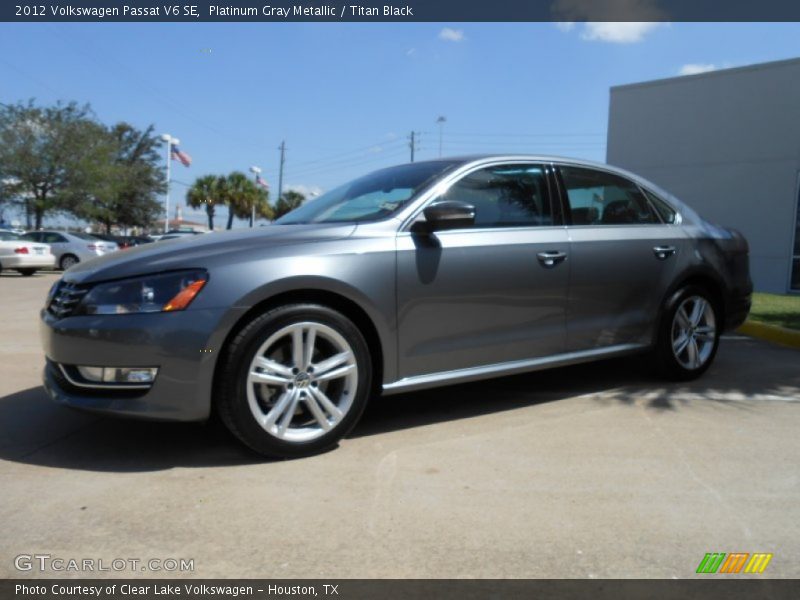 Platinum Gray Metallic / Titan Black 2012 Volkswagen Passat V6 SE