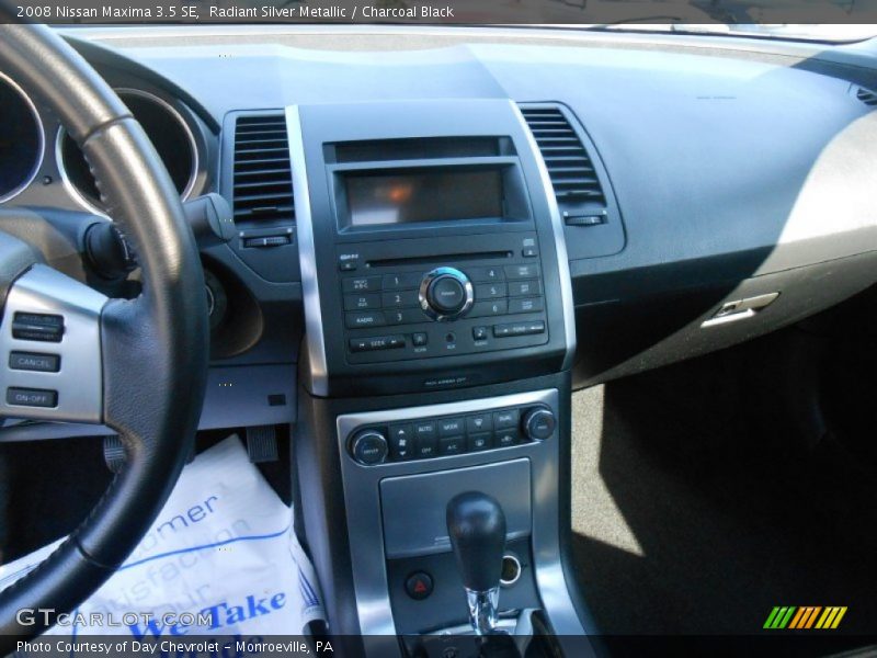 Radiant Silver Metallic / Charcoal Black 2008 Nissan Maxima 3.5 SE
