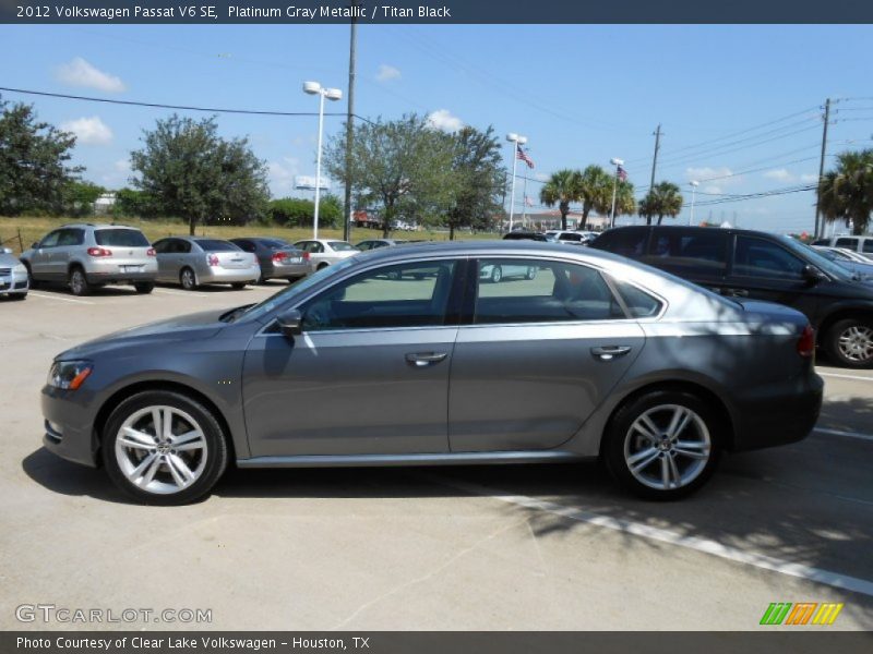 Platinum Gray Metallic / Titan Black 2012 Volkswagen Passat V6 SE