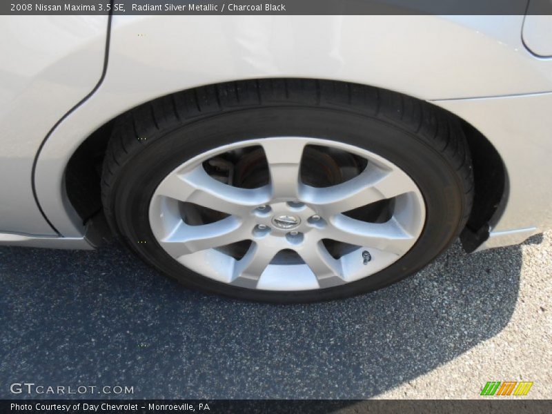 Radiant Silver Metallic / Charcoal Black 2008 Nissan Maxima 3.5 SE