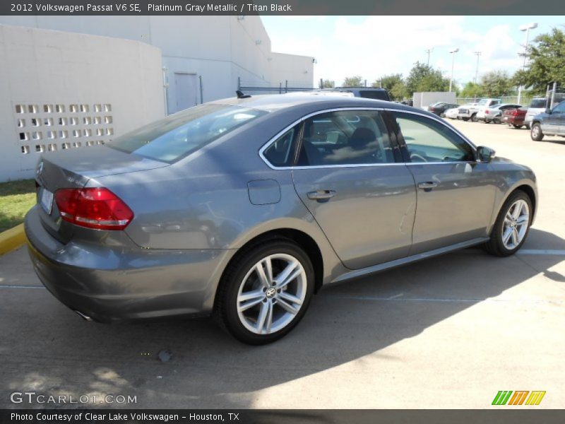 Platinum Gray Metallic / Titan Black 2012 Volkswagen Passat V6 SE
