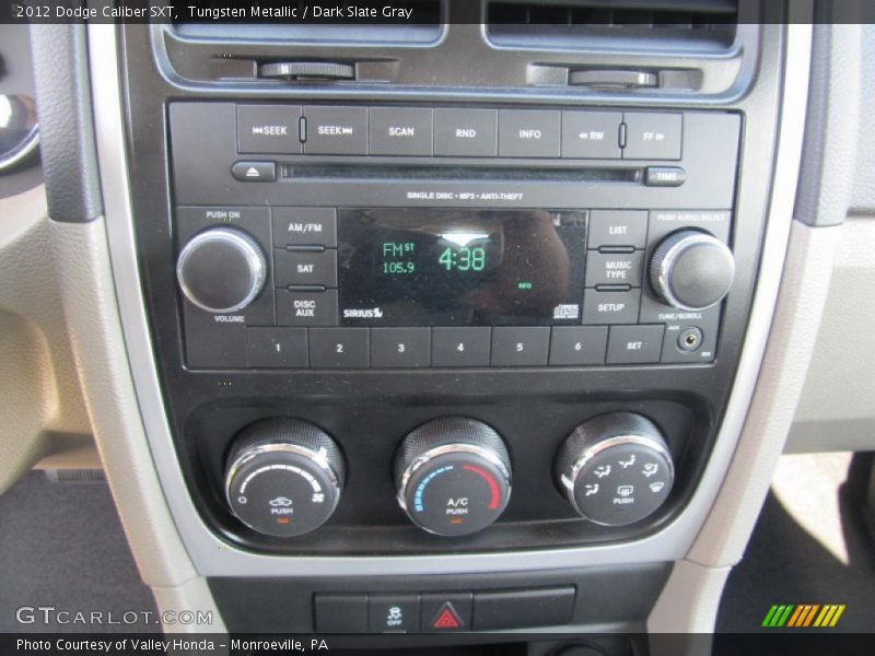 Tungsten Metallic / Dark Slate Gray 2012 Dodge Caliber SXT