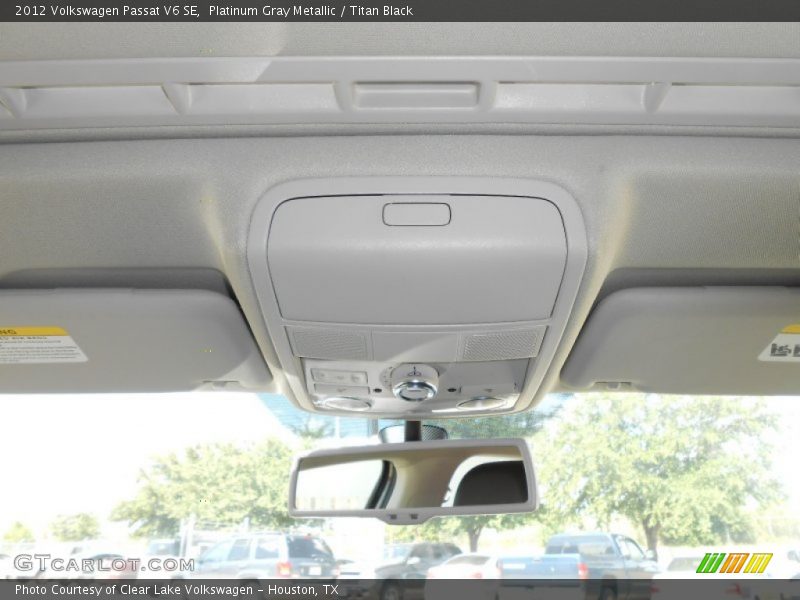 Platinum Gray Metallic / Titan Black 2012 Volkswagen Passat V6 SE