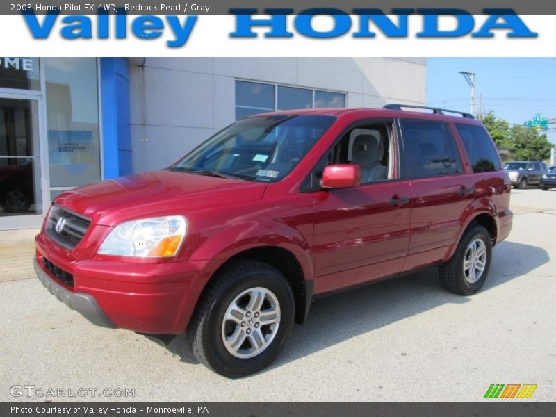 Redrock Pearl / Gray 2003 Honda Pilot EX 4WD