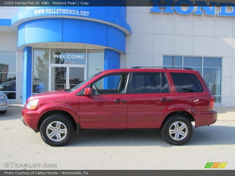 Redrock Pearl / Gray 2003 Honda Pilot EX 4WD