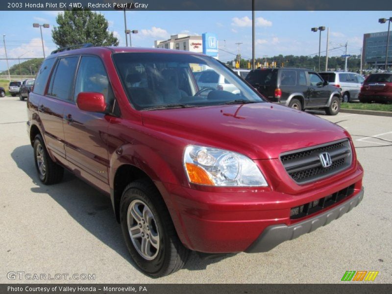 Redrock Pearl / Gray 2003 Honda Pilot EX 4WD