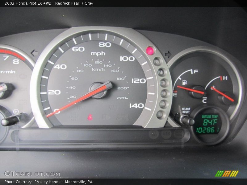 Redrock Pearl / Gray 2003 Honda Pilot EX 4WD