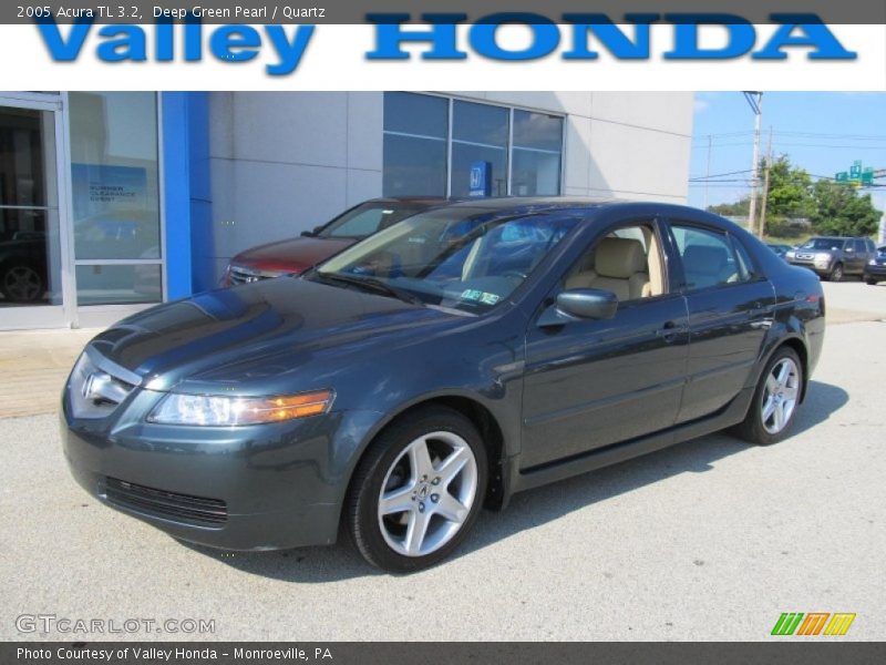 Deep Green Pearl / Quartz 2005 Acura TL 3.2