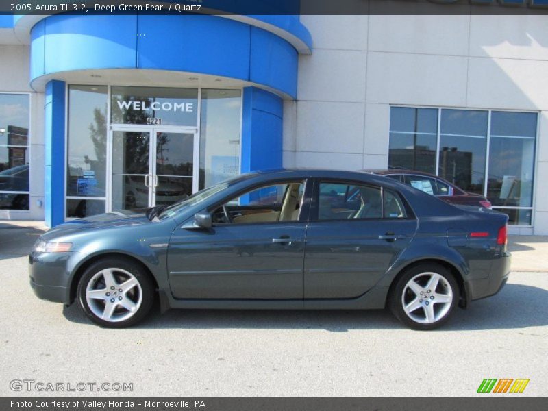 Deep Green Pearl / Quartz 2005 Acura TL 3.2