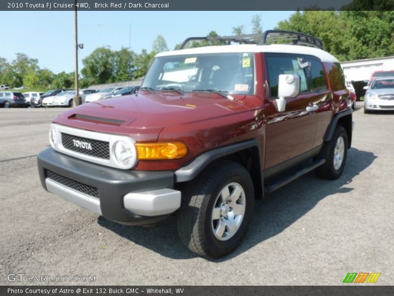 Brick Red / Dark Charcoal 2010 Toyota FJ Cruiser 4WD