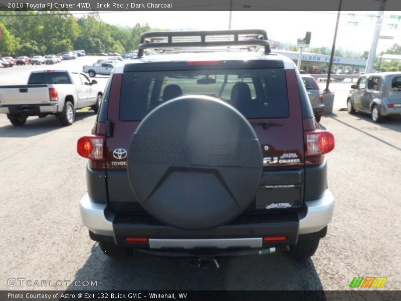 Brick Red / Dark Charcoal 2010 Toyota FJ Cruiser 4WD