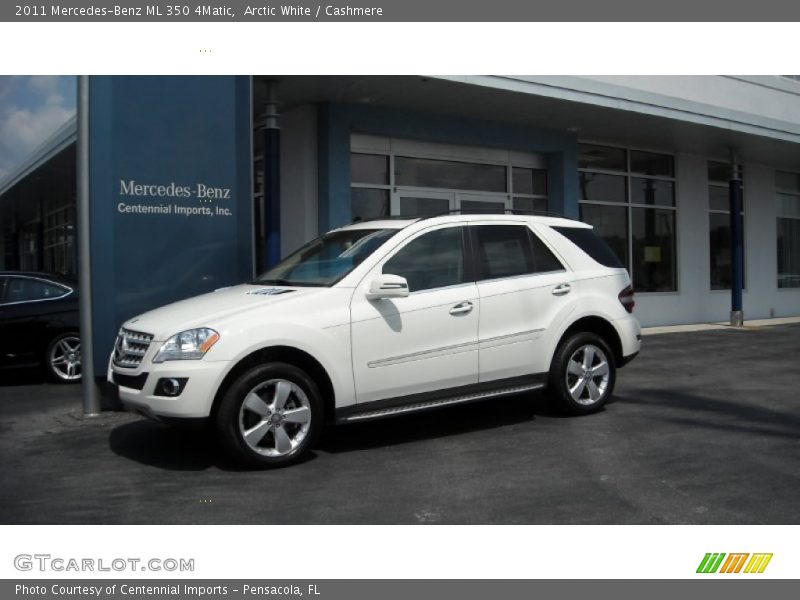 Arctic White / Cashmere 2011 Mercedes-Benz ML 350 4Matic