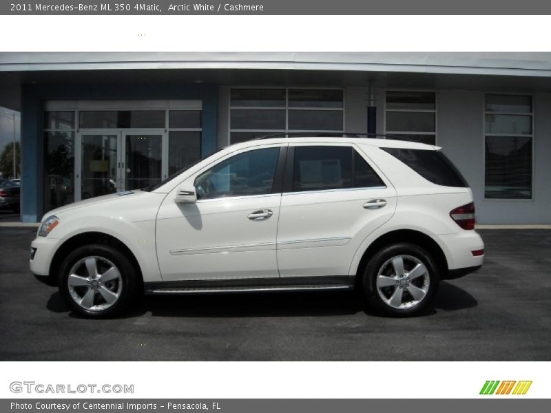 Arctic White / Cashmere 2011 Mercedes-Benz ML 350 4Matic