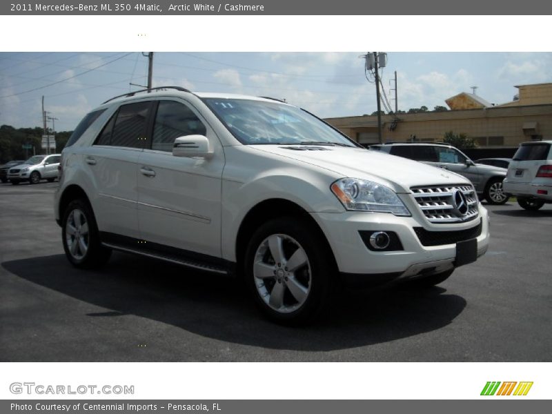 Arctic White / Cashmere 2011 Mercedes-Benz ML 350 4Matic