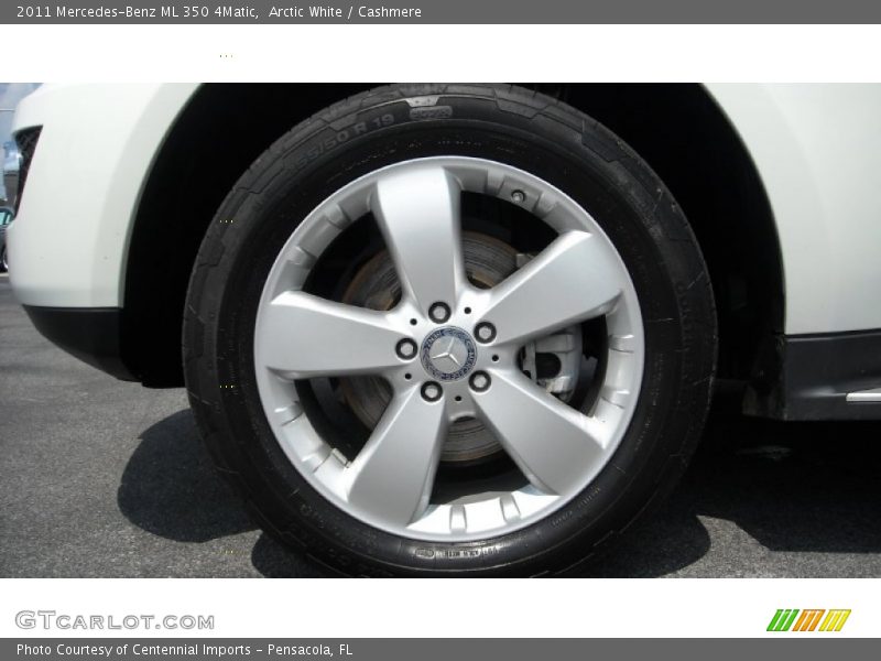 Arctic White / Cashmere 2011 Mercedes-Benz ML 350 4Matic
