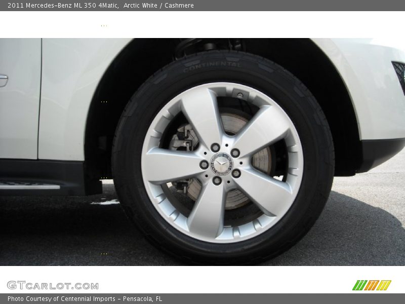 Arctic White / Cashmere 2011 Mercedes-Benz ML 350 4Matic