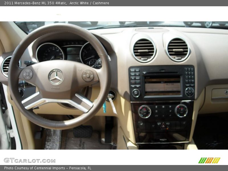 Arctic White / Cashmere 2011 Mercedes-Benz ML 350 4Matic
