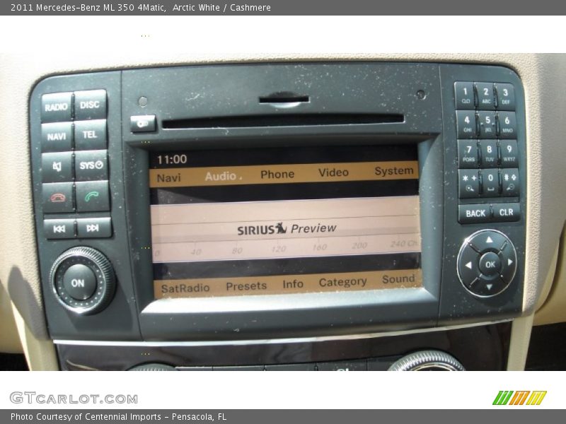 Arctic White / Cashmere 2011 Mercedes-Benz ML 350 4Matic