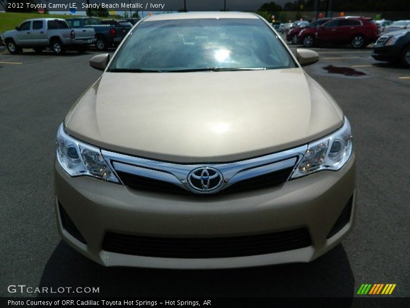 Sandy Beach Metallic / Ivory 2012 Toyota Camry LE