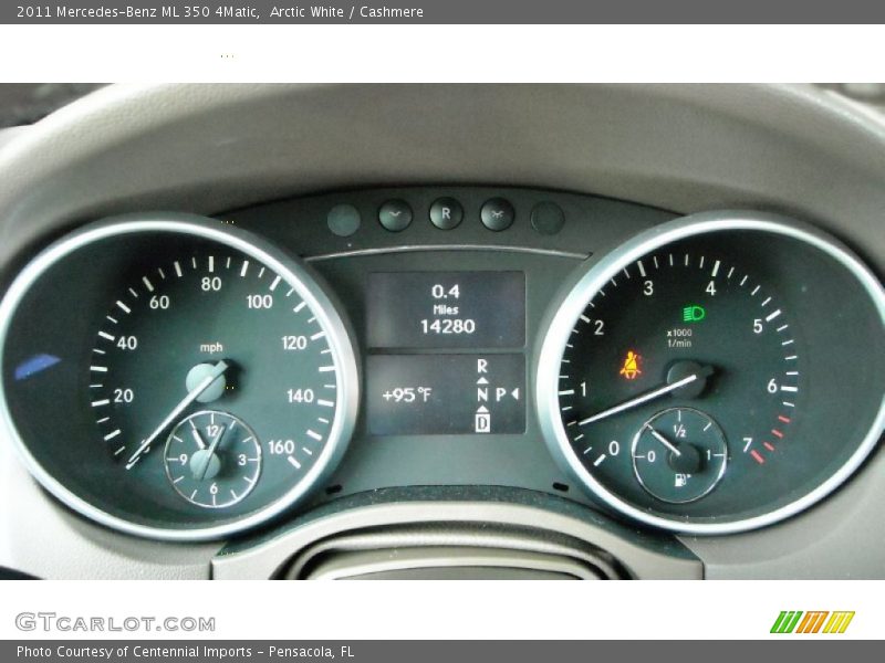 Arctic White / Cashmere 2011 Mercedes-Benz ML 350 4Matic