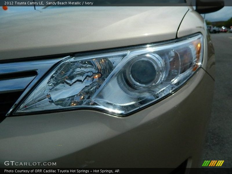 Sandy Beach Metallic / Ivory 2012 Toyota Camry LE