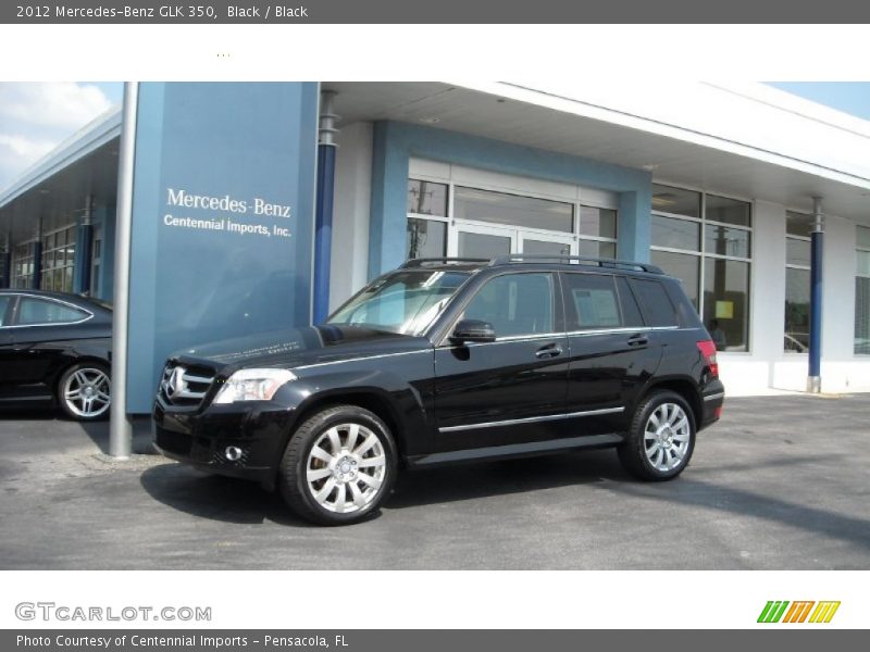 Black / Black 2012 Mercedes-Benz GLK 350