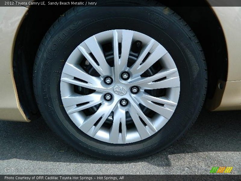 Sandy Beach Metallic / Ivory 2012 Toyota Camry LE
