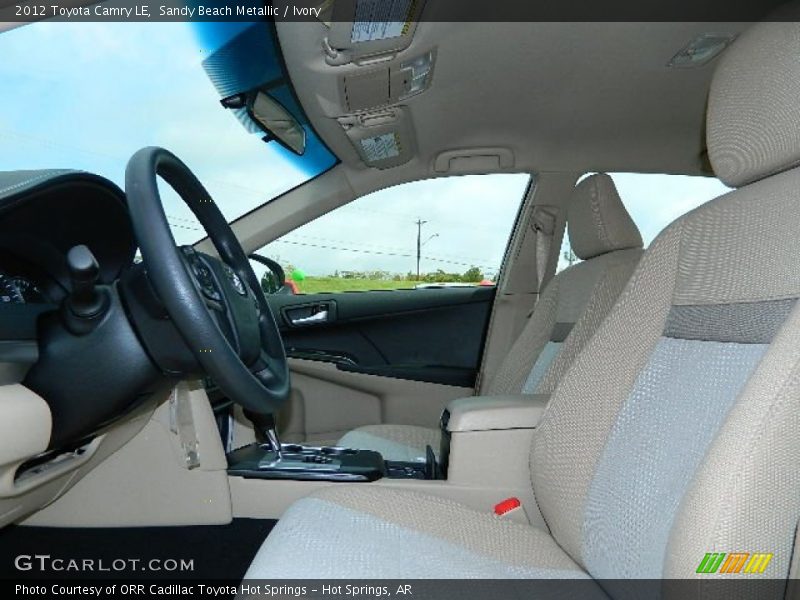 Sandy Beach Metallic / Ivory 2012 Toyota Camry LE