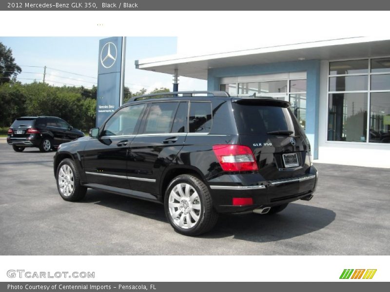 Black / Black 2012 Mercedes-Benz GLK 350