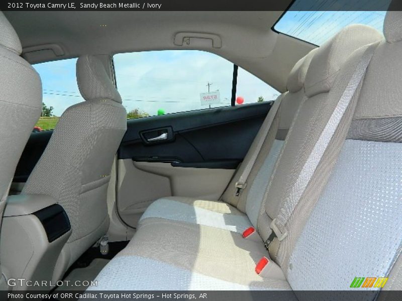 Sandy Beach Metallic / Ivory 2012 Toyota Camry LE