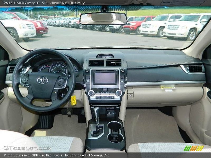 Sandy Beach Metallic / Ivory 2012 Toyota Camry LE