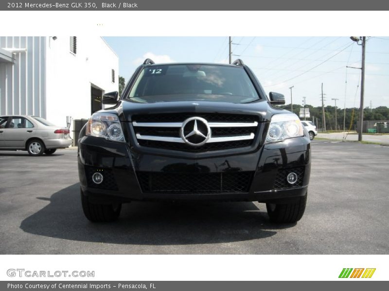 Black / Black 2012 Mercedes-Benz GLK 350