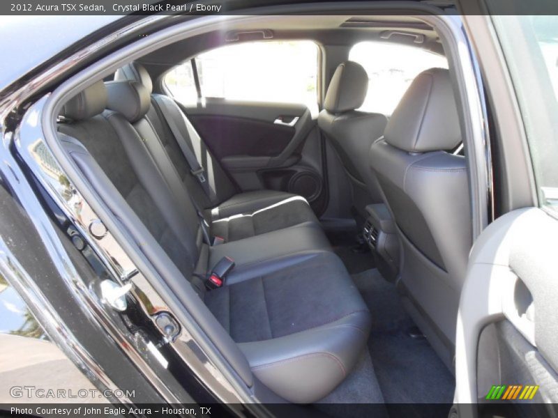 Rear Seat of 2012 TSX Sedan