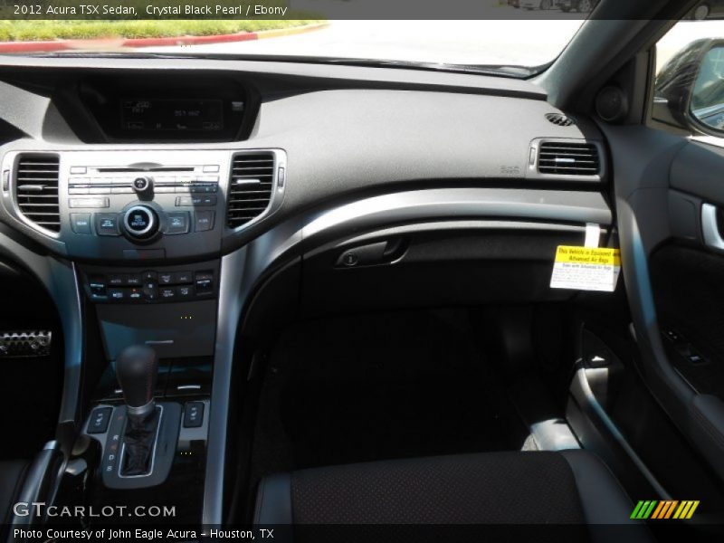 Crystal Black Pearl / Ebony 2012 Acura TSX Sedan