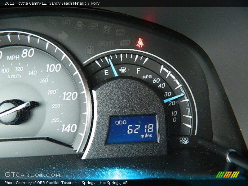 Sandy Beach Metallic / Ivory 2012 Toyota Camry LE