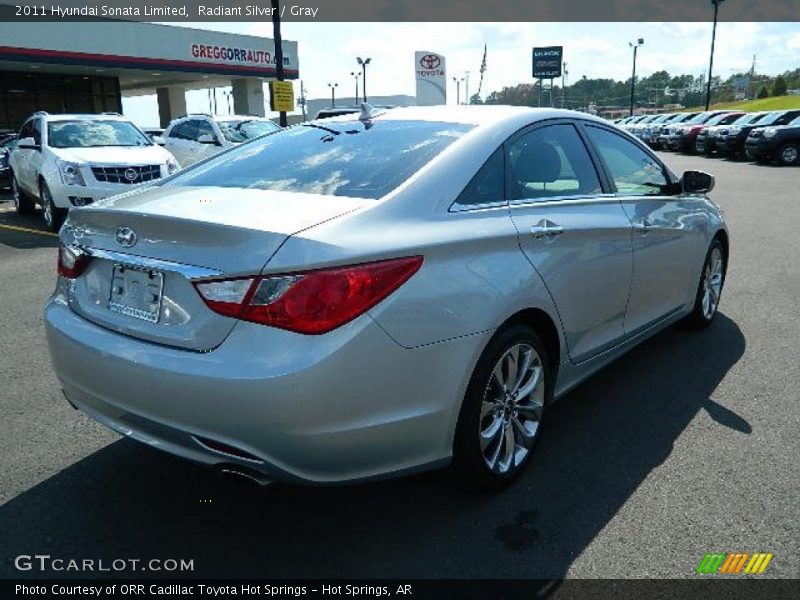 Radiant Silver / Gray 2011 Hyundai Sonata Limited