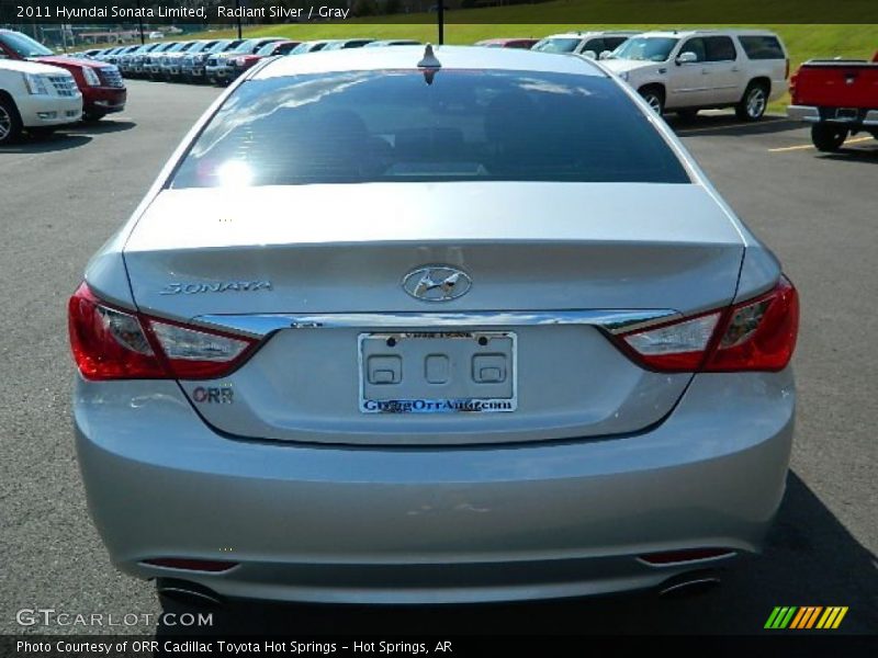 Radiant Silver / Gray 2011 Hyundai Sonata Limited