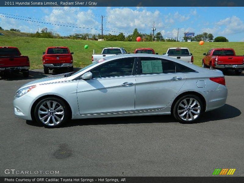 Radiant Silver / Gray 2011 Hyundai Sonata Limited