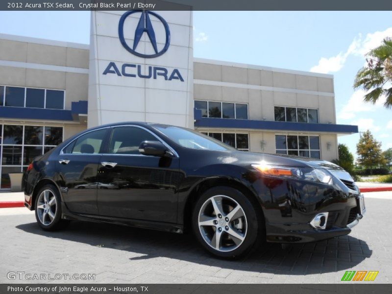 Crystal Black Pearl / Ebony 2012 Acura TSX Sedan