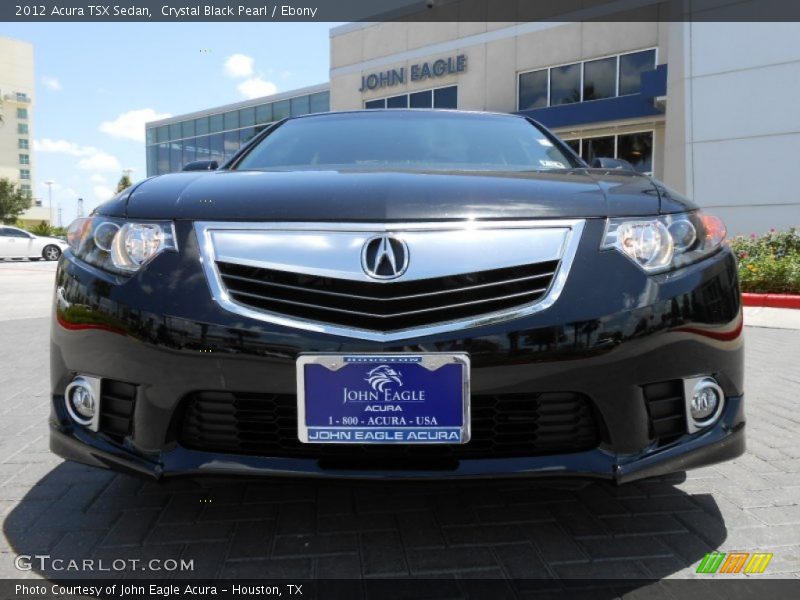 Crystal Black Pearl / Ebony 2012 Acura TSX Sedan