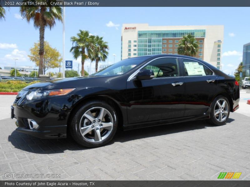 Crystal Black Pearl / Ebony 2012 Acura TSX Sedan