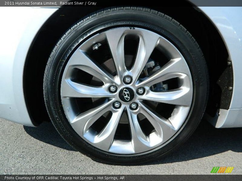 Radiant Silver / Gray 2011 Hyundai Sonata Limited
