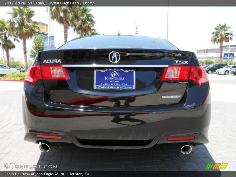 Crystal Black Pearl / Ebony 2012 Acura TSX Sedan